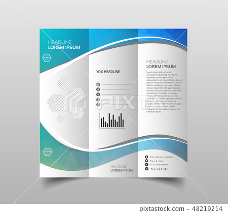 Vector collection of tri-fold brochure Vector collection of tri-fold brochure 48219214