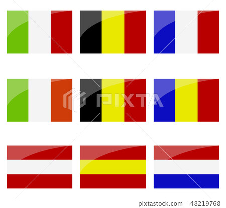 European flags European flags 48219768