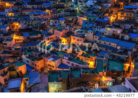 busan gamcheon culture village night busan gamcheon culture village night 48219977