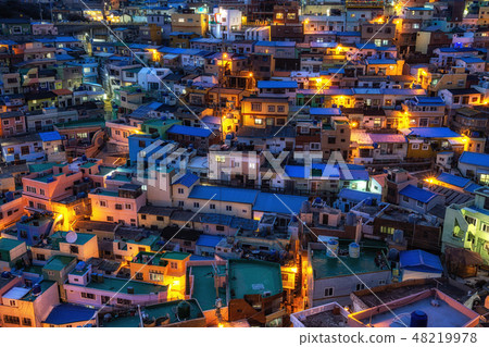 busan gamcheon culture village night busan gamcheon culture village night 48219978
