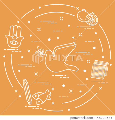 Jewish symbols 48220373