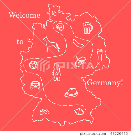 various symbols of Germany Travel and leisure. 48220453