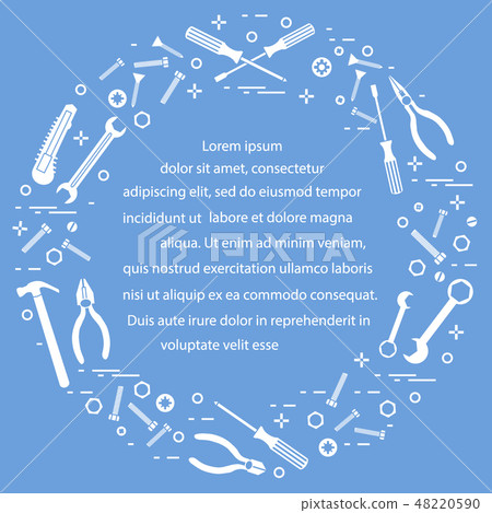 Variety tools for building, construction and home Variety tools for building, construction and home 48220590
