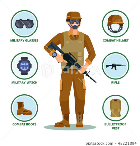 American military man,army soldier with ammunition American military man,army soldier with ammunition 48221894