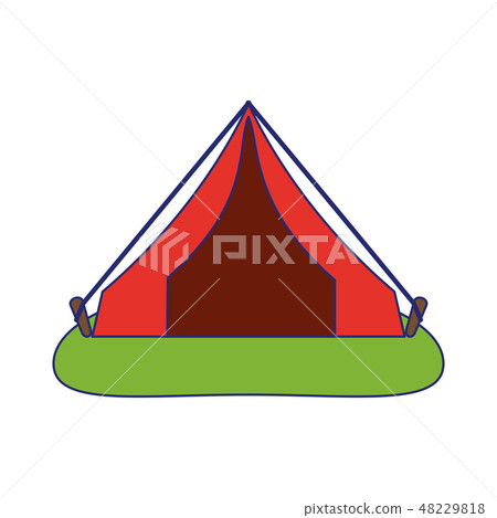 camping tent in nature camping tent in nature 48229818