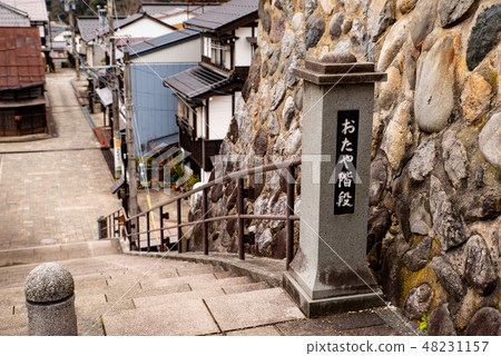 Toyama Yaozaka Town Oto和Stairs and Ishigaki 2019.02 48231157
