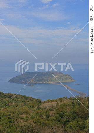 Kurobashima在漲潮時(垂直位置視角) Kurobashima在漲潮時(垂直位置視角) 48233292