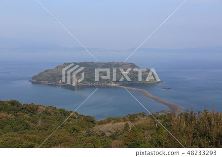 在低潮時降落的Wakabashigashima（有點廣角） 48233293