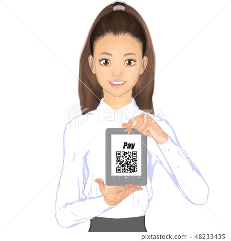 推薦無錢結算perming2DCG例證材料的婦女 48233435