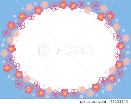 Plum Frame - Stock Illustration [48233543] - PIXTA