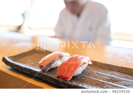Sushi craftsman counter 48234530