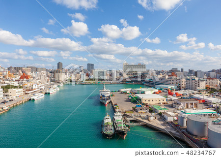 Naha city skyline Okinawa city - Stock Photo [48234767] - PIXTA