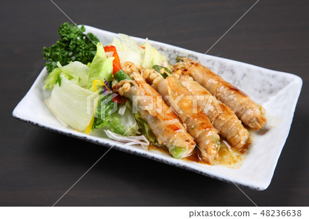 蘆筍豬肉捲 蘆筍豬肉捲 48236638