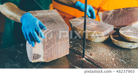 meat cutting factory meat cutting factory 48237903