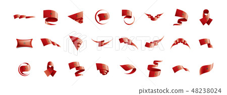 Morocco flag, vector illustration on a white background Morocco flag, vector illustration on a white background 48238024