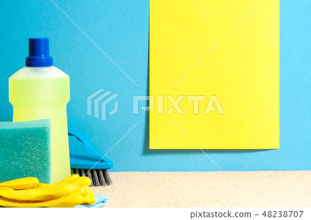 flooring cleaning set spring checklist mockup 48238707