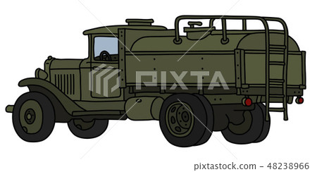 The classic military tank truck The classic military tank truck 48238966