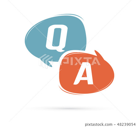 Text Question. Images Question and Answer text in balloons graphic - Stock Illustration ...