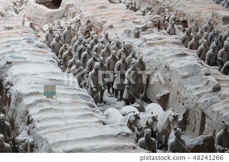 Tin Catcher Emperor Terracotta Warrior World Heritage Xian China 48241266