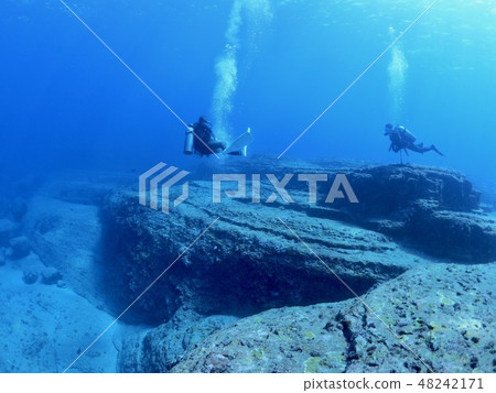 Yonaguni-jima seafloor ruins Yonaguni-jima seafloor ruins 48242171