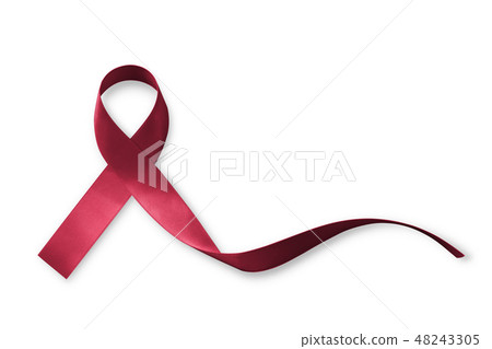 Burgundy ribbon for multiple myeloma cancer Burgundy ribbon for multiple myeloma cancer 48243305