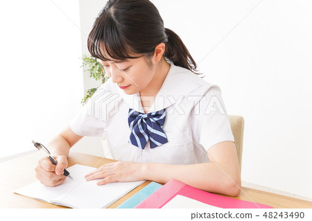 Students studying Students studying 48243490