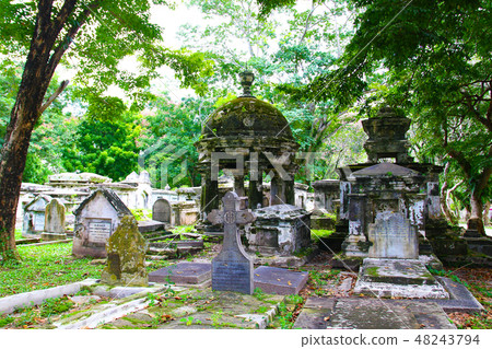 檳城外國公墓老新教徒的公墓 48243794