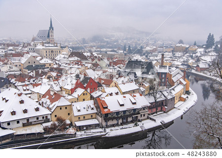 Czech Republic Cesky Krumlov Winter 48243880