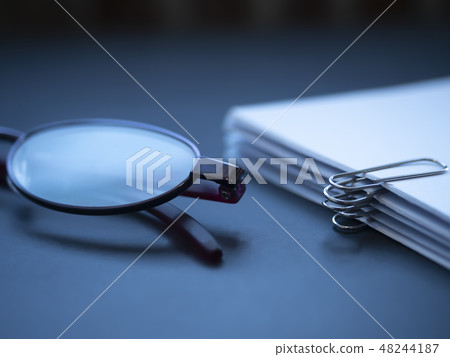 Business image · document · glasses · women 48244187