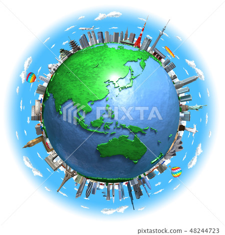 地球地標亞洲藍天2 地球地標亞洲藍天2 48244723