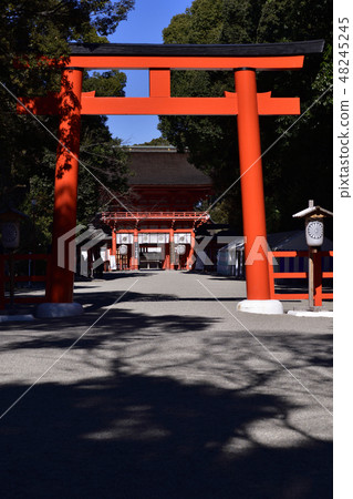 Shimogamo神社南出口Torii 48245245