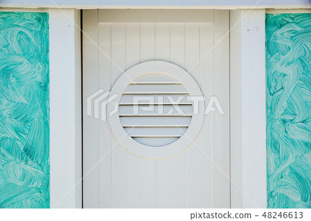 air ventilation grid . round air vent cover. Rust and dirty old round ventilation hole frame with air ventilation grid . round air vent cover. Rust and dirty old round ventilation hole frame with 48246613