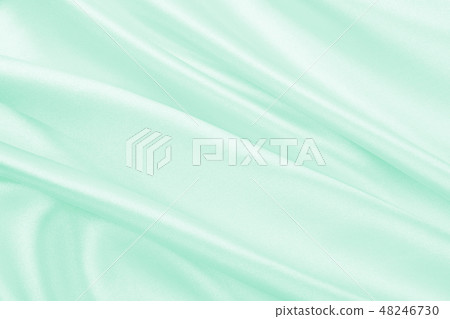 Smooth elegant green silk or satin luxury cloth Smooth elegant green silk or satin luxury cloth 48246730