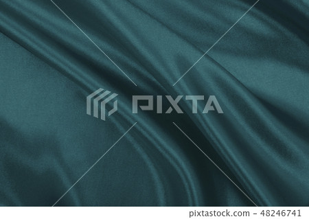 Smooth elegant blue silk or satin luxury cloth  48246741