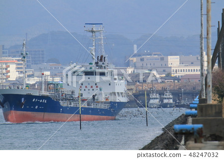 Omuta City Miike Port Cargo Ship Omuta City Miike Port Cargo Ship 48247032