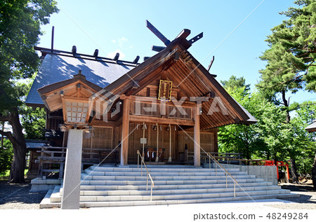 The main hall of Furano Shrine The main hall of Furano Shrine 48249284