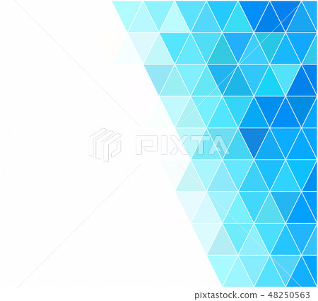 Blue Grid Mosaic Background Blue Grid Mosaic Background 48250563