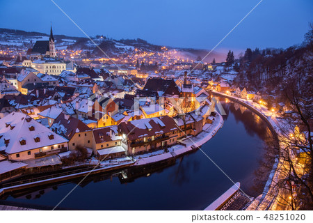 Czech Republic Cesky Krumlov Winter 48251020