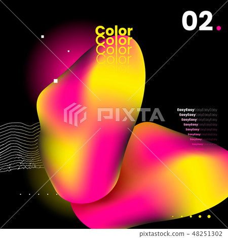 neon gragient abstract background 48251302