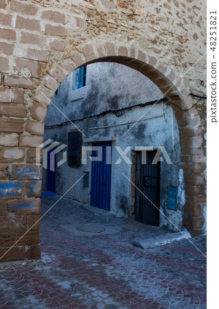 Street of the old city Safi, Morocco 48251821
