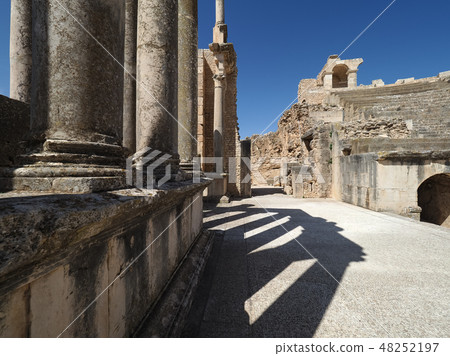 Tunisia · Dugga ruins / Roman Ruins of Dougga, Tunisia 48252197