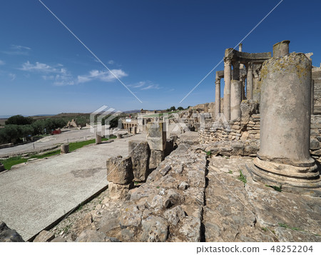 Tunisia · Dugga ruins / Roman Ruins of Dougga, Tunisia 48252204