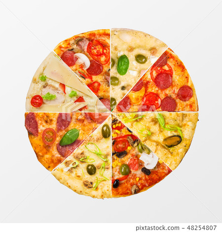 Pizza for every taste concept Pizza for every taste concept 48254807