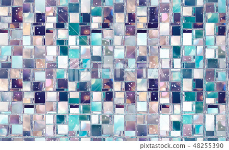 Abstract background illustration with repeated boxes pattern Abstract background illustration with repeated boxes pattern 48255390
