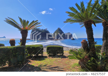 [靜岡]西伊豆多吉島三郎島的風景 48257537