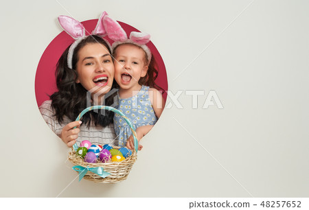 Family on Easter Family on Easter 48257652