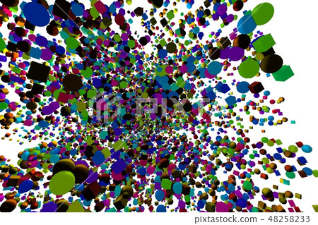 Colorful splash 48258233