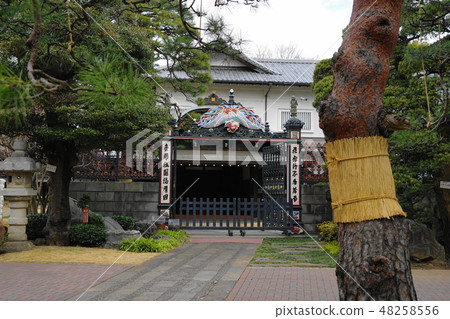 February Higashi Koenji 07 Myoji Temple gate 48258556
