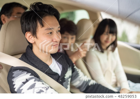 Four memorable newlyweds and married couples who take home to their parents on an anniversary and bring older parents to a traveling drive with a smile 48259053