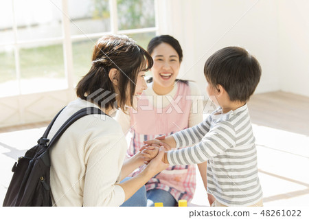 Nursery teachers and parents Nursery teachers and parents 48261022